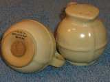 Guernsey shaker glazed ivory